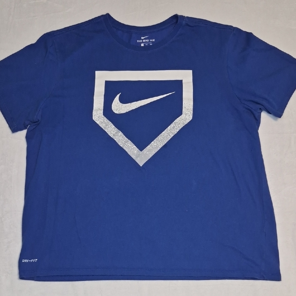 Nike Blue Dri-Fit Baseball Shirt
